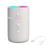 TTPP Colorful Cool Mini Humidifiers with LED Night Light 220ml Portable Ultra Quiet Humidifier for Home Car Bedroom Office and Travel-White view 1
