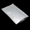 FERENLI 100 Pieces 3.9x5.9 inch Silver Pure Aluminum Foil Stand Up for Zip Mylar Bags Lock Long Term Food Storage Resealable Zipper Lock Bag Heat Seal Airtight Packaging Pouch view 3