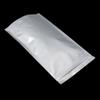 FERENLI 100 Pieces 3.9x5.9 inch Silver Pure Aluminum Foil Stand Up for Zip Mylar Bags Lock Long Term Food Storage Resealable Zipper Lock Bag Heat Seal Airtight Packaging Pouch view 4