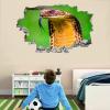 Animal Wall Decor 3D Smashed Stickers Snake Removable Art Wall Tattoo Modern Family Vinyl Wall Decals for Home Nursery Girls Kids Living Room Bedroom Decoration 30" W x 20" H view 3