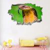 Animal Wall Decor 3D Smashed Stickers Snake Removable Art Wall Tattoo Modern Family Vinyl Wall Decals for Home Nursery Girls Kids Living Room Bedroom Decoration 30" W x 20" H view 4