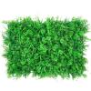 QIAOH Artificial Boxwood Panels 4PCS, Artificial Green Wall Panels, Faux Grass Wall Greenery Mats for Outdoor Garden Fence Backyard and Indoor Home Wedding Decoration view 1