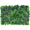 QIAOH Artificial Boxwood Panels 12PCS, Grass Wall Panels, Greenery Wall Backdrop, Green Wall Backdrop, Boxwood Hedges Wall Backdrop Outdoor Indoor Backyard view 1
