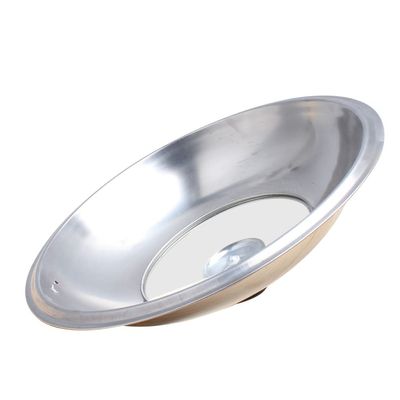 YARNOW Stainless Steel Universal Lid, Round Dome Cast Iron Pot Lid Replacement Frying Pan Cover ( 11. 8 Inch )