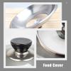YARNOW Stainless Steel Universal Lid, Round Dome Cast Iron Pot Lid Replacement Frying Pan Cover ( 11. 8 Inch ) view 4