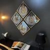 iwa concept Ayatul Kursi, Surah Al Ikhlas, Al Falaq and Al Nas Tempered Glass Set Islamic Wall Art, Quran Verse Arabic Calligraphy Decor, Islamic Gift for Muslims at Ramadan (Black Glass) view 2