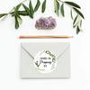 Thanks for Popping by Stickers, Greenery Baby Shower Favor Stickers, Bridal Shower, Wedding Stickers, 2 Inch, 50-Pack. view 4