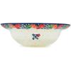 Polmedia Polish Pottery Pasta Bowl 10-inch - Spring's Arrival Pattern Handmade in Boleslawiec Poland by Ceramika Artystyczna + Certificate of Authenticity view 3
