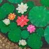 ZAUGONTW 10 Pcs Realistic Lily Pads Leaves for Ponds, Artificial Floating Foam Lotus Leaves, Water Lily Pads Artificial Foliage Pond Decor for Koi Fish Pool Patio Aquarium view 4