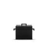 Alessi AR03 La Cubica Design Casserole in Aluminium with Square Base with Non-Stick Coating and Magnetic Steel Base, Black view 1