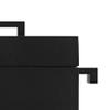 Alessi AR03 La Cubica Design Casserole in Aluminium with Square Base with Non-Stick Coating and Magnetic Steel Base, Black view 2