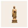 Buddha Statue Gautama Buddha Statue 15/21CM Chinese Wood Carving Home Decor Craft Wooden Figurine Sculpture Home Room Decor Figurine Zen Garden Outdoor Decorations Buddha Sculpture Buddha Ornaments view 1