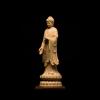 Buddha Statue Gautama Buddha Statue 15/21CM Chinese Wood Carving Home Decor Craft Wooden Figurine Sculpture Home Room Decor Figurine Zen Garden Outdoor Decorations Buddha Sculpture Buddha Ornaments view 3