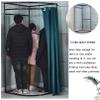 QQXY Clothing Store Fitting Room,Simple Mobile Changing Room,for Privacy Protection and Room Divider with Shading Curtain,for Indoor Outdoor House Office Shopping Mall view 4
