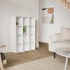 C&AHOME Cube Storage Organizer, 12-Cube Shelves Units, Closet Cabinet, DIY Plastic Modular Book Shelf, Ideal for Bedroom, Living Room, Office, 36.6" L x 12.4" W x 48.4" H Milky UPCS12M view 2