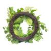 Prolinemax 24'' Spring Botanical Artificial Hydrangea and Ranunculus Wreath Natural Silk Floral Home Decor view 2