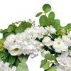 Prolinemax 24'' Spring Botanical Artificial Hydrangea and Ranunculus Wreath Natural Silk Floral Home Decor view 3