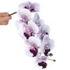 FagusHome 32 Inch Artificial Phalaenopsis Flowers 6 Pcs Artificial Orchid Flowers Stem Plants for Home Dcor (Purple Core) view 4