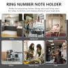 Gadpiparty Stainless Steel Picture Clip Number Note Holder Stand for Hotel Party Photography Scene view 3