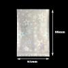 AEGIS 100pcs Big Stars Kpop Photocard Sleeves Trading Card Sleeve Laser Flashing Photocard Sleeves Film for Magic Kpop Card Protector Holographic Foil Protective Cover Baseball Card Sleeves, 61x88mm view 2