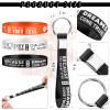 Sosation 24 Pcs Basketball Party Favors Basketball Motivational Silicone Wristband Rubber Bracelets Keyrings 12 Motivational Basketball Keychain 12 Inspirational Basketball Wristband for men women view 2