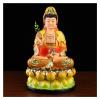 Buddha Statue Guanyin Buddha Worship Living Room Fortune Ornaments Guanyin Avalokitesvara Resin Figure Statuette Safe and Sound Figurine Buddha Ornaments (Size : 40CM Height) view 1