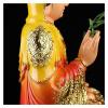 Buddha Statue Guanyin Buddha Worship Living Room Fortune Ornaments Guanyin Avalokitesvara Resin Figure Statuette Safe and Sound Figurine Buddha Ornaments (Size : 40CM Height) view 3