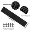 10-Pack Black 12 x 108 inches Long Premium Satin Table Runner for Wedding, Decorations for Birthday Parties, Banquets, Graduations, Engagements, Table Runners fit Rectange and Round Table view 2