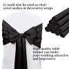 10-Pack Black 12 x 108 inches Long Premium Satin Table Runner for Wedding, Decorations for Birthday Parties, Banquets, Graduations, Engagements, Table Runners fit Rectange and Round Table view 3