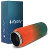 Cuptify Sports Water Bottle with Straw Lid on Miami Ombre for School, Travel and Outdoors 18 oz Modern Insulated Stainless Steel view 3