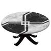 VBTGVE Marble Round Tablecloth, Marble Motif Art, Elastic Edge, Waterproof and wipeable Table Cover, Suitable for Restaurant Kitchen Parties, Fit for 52" Table, view 1