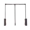 83-115cm Pull Down Wardrobe Rail, Ajustable Wardrobe Hanging Rail Storage System Closet Hanger Rod, Space-Saving Coat RackWall Mounted Frame (Size : (600-830 mm) 23.6-32.6in) view 1