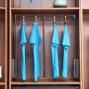 83-115cm Pull Down Wardrobe Rail, Ajustable Wardrobe Hanging Rail Storage System Closet Hanger Rod, Space-Saving Coat RackWall Mounted Frame (Size : (600-830 mm) 23.6-32.6in) view 3