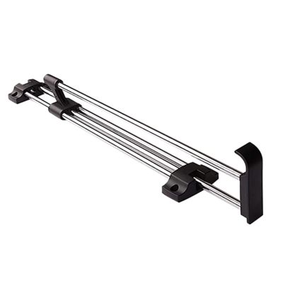 DONGYUE Heavy-Duty Extendable Pull Out Closet Rod,Sliding Wardrobe Closet Valet Rod,Hanging Rod for Closet Storage, Adjustable Size 25-50cm (Size : 30cm/11.8in)