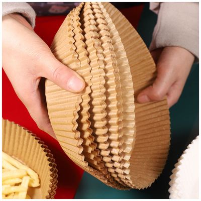 100Pcs Parchment Paper For Baking 6.3in Non-Stick Air Fryer Liners Round Baking Paper For Baking Roasting Microwave