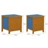 JHSLXD Creative Solid Wood Bedside Table Bedroom Storage Cabinet 2 Drawers Side Cabinet Indoor Multipurpose Corner Cabinet Decorative Cabinet. Lock Style,Style a,40 * 39 * 50CM view 3