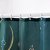 Samicoco Mushroom Shower Curtains Butterfly Green Bathroom Curtains Set Waterproof Fabric Funny Shower Curtain 72" x 72" 12 Hooks view 4