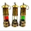 Shine Handicrafts Brass Minor Oil Lamp Antique Nautical Ship Lantern Maritime Boat Light (Set of 3) view 1