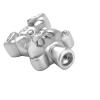 LiHiFG Pet Memorial Jewelry 316L Stainless Steel Bear Cremation Urn Pendant Necklace Keepsake for Women Men view 2
