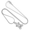 LiHiFG Pet Memorial Jewelry 316L Stainless Steel Bear Cremation Urn Pendant Necklace Keepsake for Women Men view 4