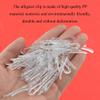HAHIYO 1.5 inches/38mm 200Pcs Clear Plastic U Shape Alligator Clips Clothespins Garment Shirt Folding Clips with Teeth for Sewing Room Folding Board Sock Tie Pant Securing Fabric to Comic Book Board view 4
