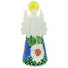 Polmedia Polish Pottery Angel Figurine UNIKAT - Monarch in The Poppies Pattern Handmade in Boleslawiec Poland by Ceramika Bona + Certificate of Authenticity view 4
