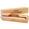 Libreshine 15 Inch Parchment Paper Dispenser with Cutter for Costco-Sized Roll, Bamboo Kitchen Drawer Organizer for Foil & Wax Paper, Wall-Mounted Large Food Wrap Holder view 1