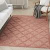 Nourison Home Easy Care Coral Orange 5' x 7' Area Rug - Easy Clean, Non Shedding, Bed Room, Living Room, Dining Room, Kitchen (5' x 7') view 3