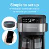 Hamilton Beach Works with Alexa Smart Coffee Maker, Programmable, 12 Cup Capacity, Black and Stainless Steel (49350R) view 4