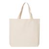TBF Cotton Canvas Reusable Gift Blank Tote Bags Wholesale for DIY, Promotions, Advertising, Decorating (100 Pack) view 1