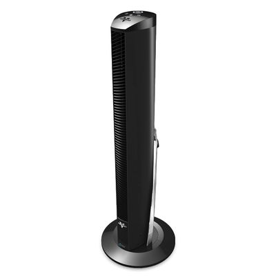 Vornado OSCR37 AE Oscillating Tower Fan and Air Circulator, Works with Alexa, Whole Room, Black, A Certified for Humans Device
