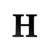 Alphabet Wall Sign Lettering - Decorative 3D Printed Home Sign - Personalize your Living Room and Bedroom Wall - Letter Symbol Wall Decor (H) view 1