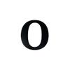 Alphabet Wall Sign Lettering - Decorative 3D Printed Home Sign - Personalize your Living Room and Bedroom Wall - Letter Symbol Wall Decor (O) view 1