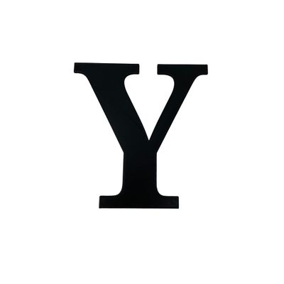 Alphabet Wall Sign Lettering - Decorative 3D Printed Home Sign - Personalize your Living Room and Bedroom Wall - Letter Symbol Wall Decor (Y)
